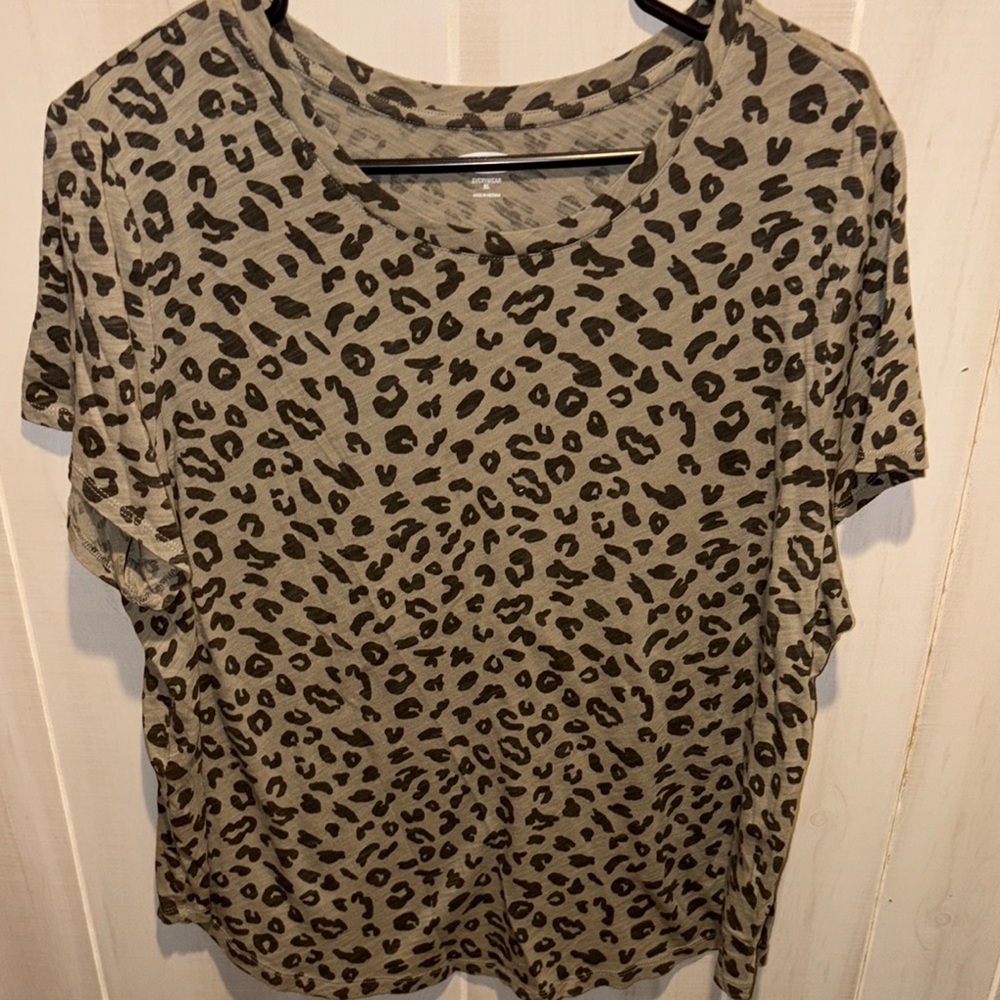 Old Navy Green Boxy Relaxed T-Shirt